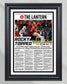 Ohio State Buckeyes 2025 Playoff Run Collector’s Set - 4 Framed Newspapers from 'The Lantern' - Title Game Frames