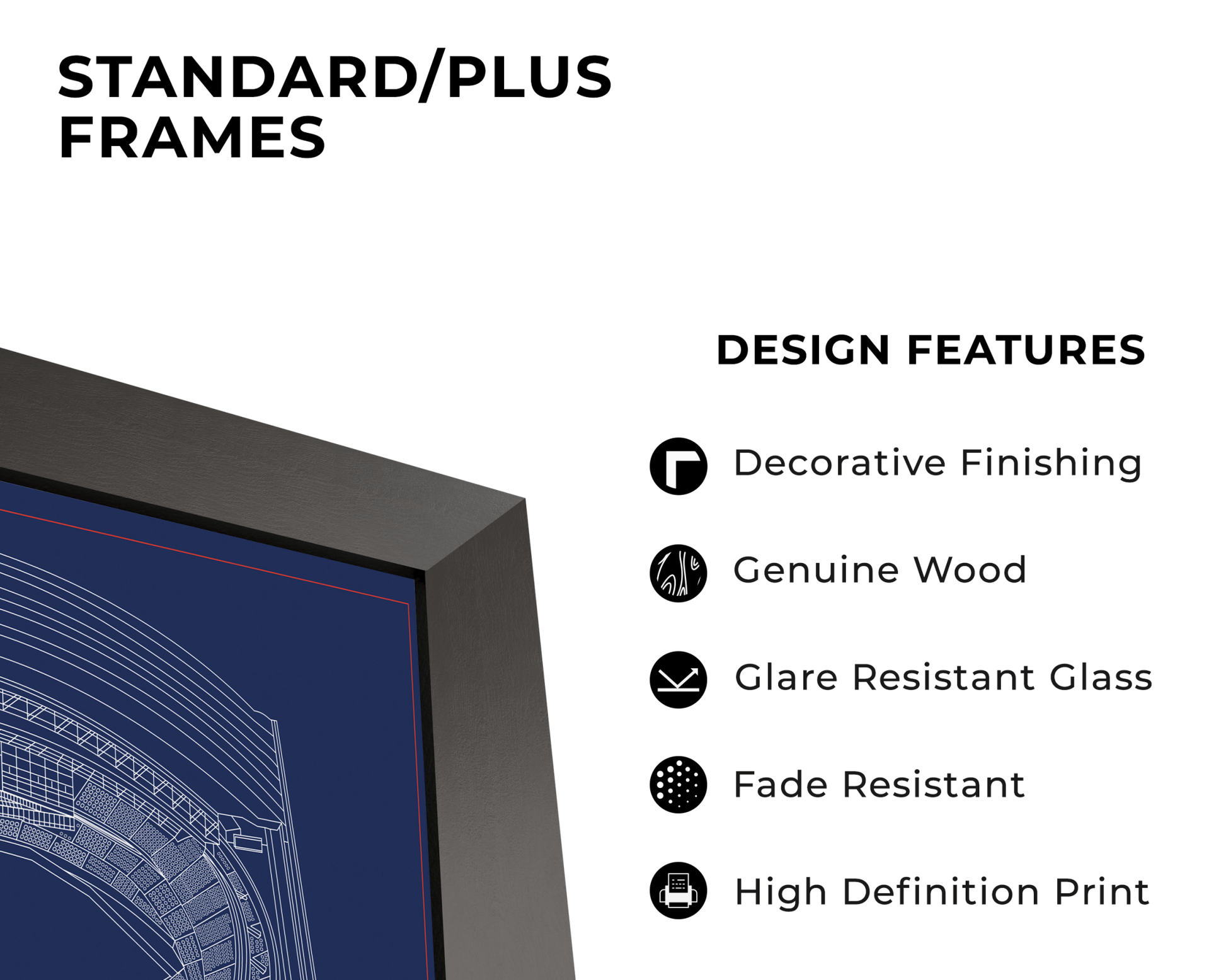 Rogers Centre Blueprint – Toronto Blue Jays Ballpark Stadium Wall Art - TitleGameFrames.com