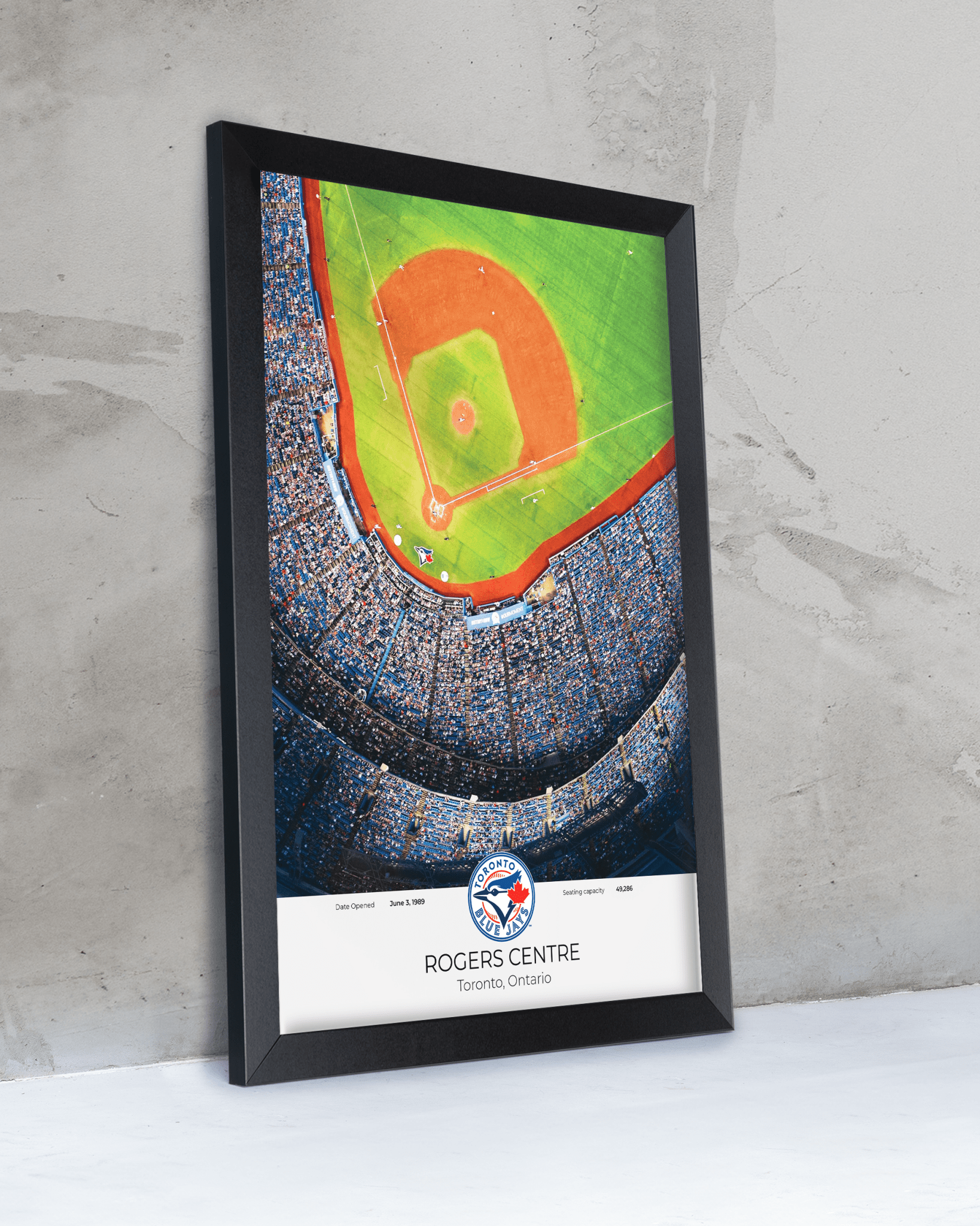 Toronto Blue Jays Rogers Centre Framed Print - TitleGameFrames.com