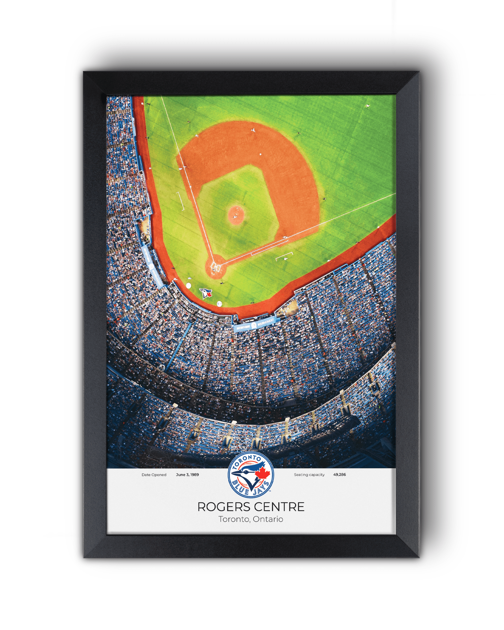 Toronto Blue Jays Rogers Centre Framed Print - TitleGameFrames.com