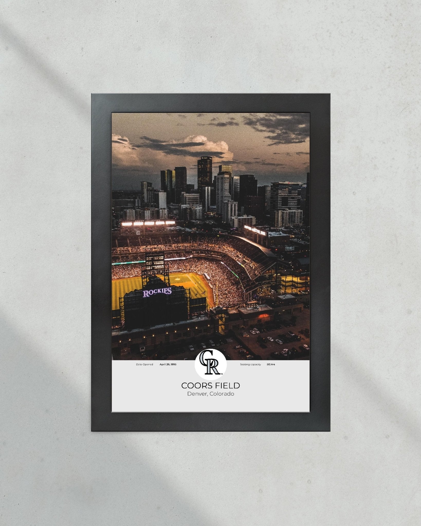 Colorado Rockies Coors Field Framed Print - Title Game Frames