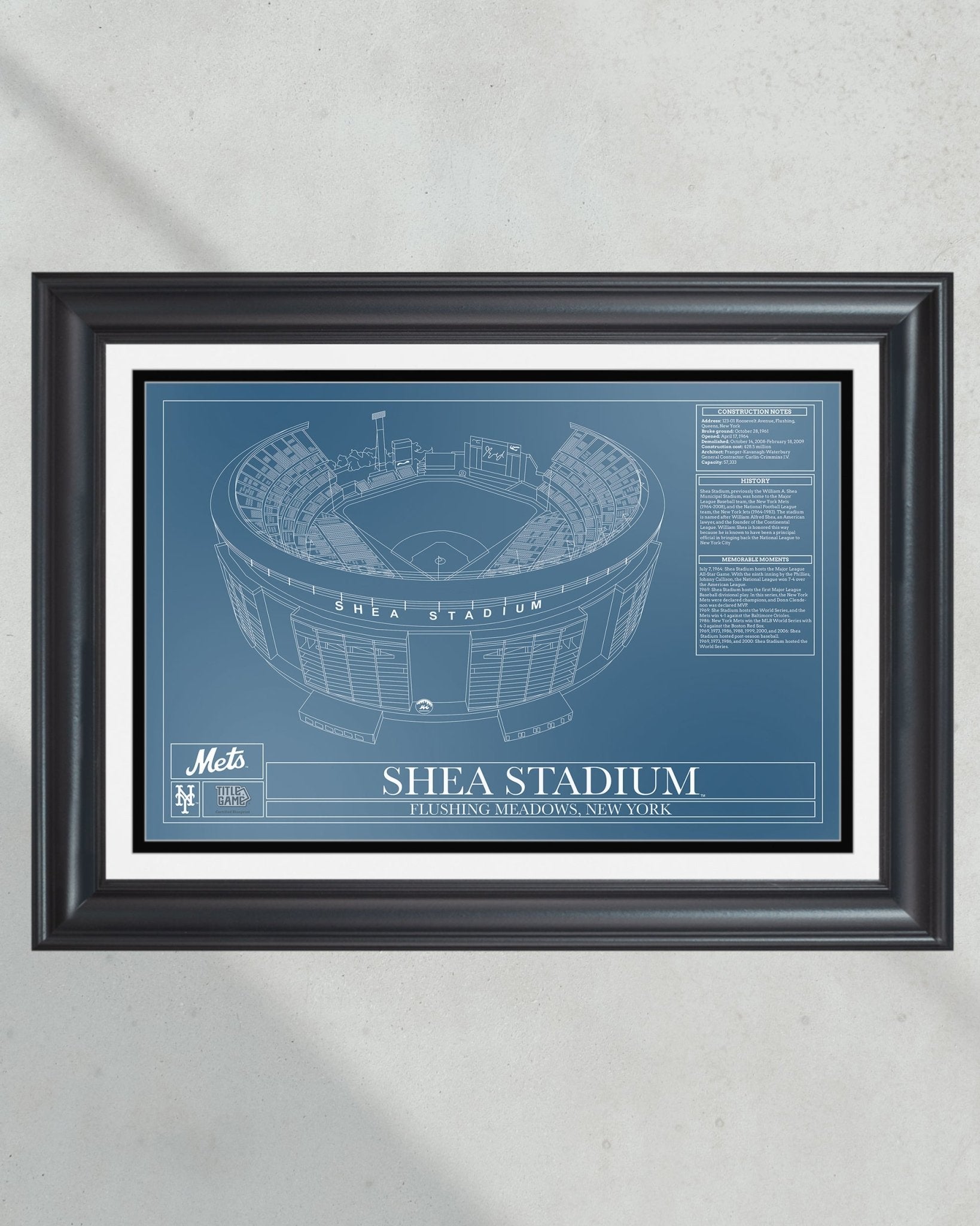 Shop New York Mets MLB Front Page Newspaper Frames | Game Frames ...