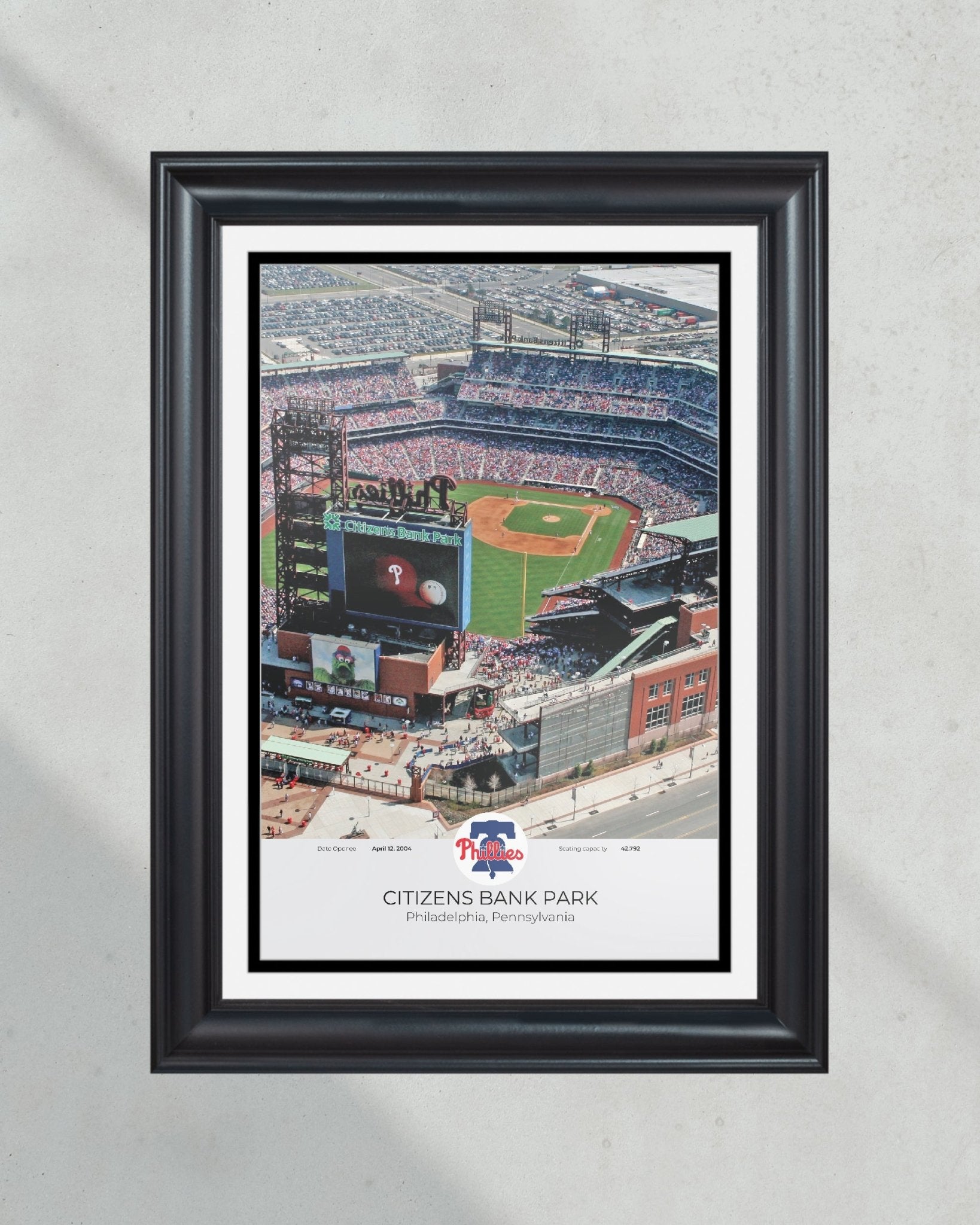 Philadelphia Phillies Citizens Bank Park Framed Print – TitleGameFrames.com